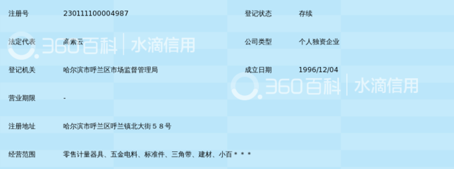 哈爾濱市呼蘭區(qū)民生衡器量具商店